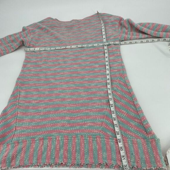 Soft Surroundings Marina Pullover Tunic Medium Raw edge Beach Vacation - Picture 7 of 10